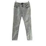EXPRESS ReRock for  Womens Gray Acid Wash Corduroy‎ Pants Skinny Jeans Sz 8 Photo 1