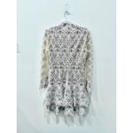 Jonathan Simkhai Guipure Lace Long Sleeve Mini Dress Off Photo 2