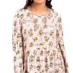 Matilda Jane  Pink Floral Ruffle Like‎ A Lady Bell Sleeve Top Tunic Size S Photo 0