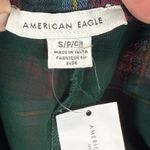 American Eagle Plaid Mini Skirt‎ Elastic Waist Casual Flannel Skater Skirt S Red Photo 3