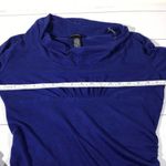 Susie Rose Royal Blue Long Sleeve Cowl Neck Shirt Size Large Photo 6