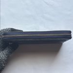 None Long Textured Wallet Navy Blue GUC Photo 12