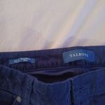 Talbots  Womens Pants 10 Corduroy Dark Blue Curvy Pockets Chino Dress Office Photo 1
