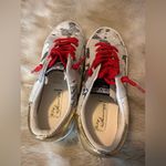 Vintage Havana White Sneakers with Red Laces Size 8.5 Photo 1
