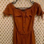 Derek Heart  burnt orange jumpsuit romper rust size S Photo 1