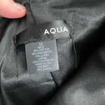 AQUA  black snakeskin strapless cocktail mini dress Photo 3