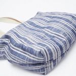 Zara  large fabric tote bag (new with tag) Photo 4