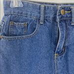 Womens Small Blue Denim Raw Hem Mini Pencil Skirt Y2K Punk Emo Rave Photo 1