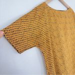 Urban Outfitters Ilana Kohn Mini Shirt Dress S 100% Cotton Orange Gold Diamond Photo 1