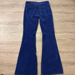We The Free  Blue Corduroy Flare Pants Size 29 High Rise Bell Bottoms Photo 3