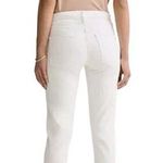 AGOLDE Toni Mid Rise Straight Leg Denim Jeans Women's 25 Radiate White Stretch Photo 0