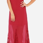 Lulus  Exclusive Under The Full Swoon Berry Pink Maxi Dres Photo 0