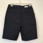 Hilary Radley NEW NWT Navy Blue Printed Pull On Stretch 8" Bermuda Shorts Small Photo 6