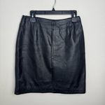 wilson's leather VTG Maxima  Black Pencil Mini Skirt Y2K 90’s Size 10 Photo 0