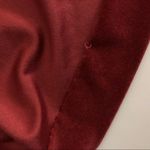 Vanity Fair  Long Robe House Dress Burgundy Velour Pullover with Zipper Vintage Photo 8