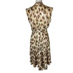 Jones New York  Vintage Silk Blend Textured Lined Midi Dress Sz 8 Y2K Mob Wife Photo 2