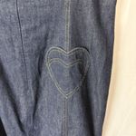 ESCADA Women’s Blue Denim Bodycon Suspender Dress Size 42 US 12 Y2K Photo 5