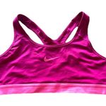 Nike Women’s Size Medium DRI-FIT Support Sports Yoga/Gym Bra-Magenta Pink Photo 0