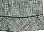 Liz Claiborne ‎ Pencil Skirt Size 4 Blue Green Lined Womens Acrylic Cotton 29X21 Photo 2