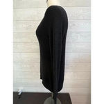 Gap black chunky knit long sleeve scoop neck sweater Size Small Photo 4
