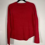 Sweet Romeo Womens crewneck long sleeve pullover sweater size S Red knit top Photo 1