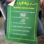 Handloom House silk floral saree stole scarf wrap Blue Photo 5