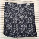 Rip Skirt Hawaii Wrap Gray/Black Floral Size Medium Mini‎ Skirt Beach Vacation Black Photo 0