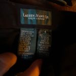 Ralph Lauren Lauren Jeans Co.  size 4 black brushed denim. Photo 6