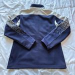 Reebok Vintage Y2K New England Patriots Jacket Women Size Medium Blue White  NFL Photo 8