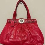 Coach 13924 Large Leather Garnet Bag Dark Berry Color Photo 0