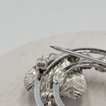 Sterling Silver Multi Color Rhinestone Wreath Brooch Pin Set Mother's Day Gift Photo 8