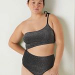 PINK - Victoria's Secret PINK by VICTORIA SECRET NWOT
SHIMMER ONE-SHOULDER ONE-PIECE SWIMSUIT XL Photo 0