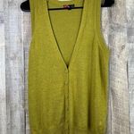 Rue 21 Medium Button Front Lightweight Sweater Vest Photo 0