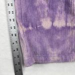 Free People We The Free Tie Dye Corduroy Pants Women Size 26 Purple Beige Photo 3