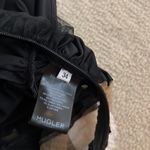 Mugler Swirl Patchwork Illusion Panel Asymmetric Long Sleeve Body Photo 10