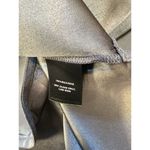 Lafayette 148 NY Gray Blouse Silver Thread Holiday Dressy Casual Date‎ Nite Size M Photo 7