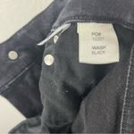 Reformation  Organic Cotton Blend Black Wash High Rise Skinny Jeans, Size 28 Photo 3