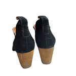 Jeffrey Campbell  Size 8.5 Black Suede Slip On Cut Out Ankle Block Heel Booties Photo 4