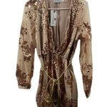 Lilac Shade Women's Gold Sparkling Romper Size XS Photo 0