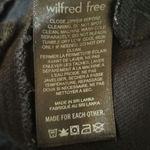 Wilfred Free  Aritzia Size 8 The Melina High Rise Straight Leg Black Denim Jeans Photo 3