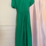 DKNY  Women’s Dress Green Midi Wrap Photo 1