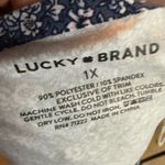 Lucky Brand NWT  1X Floral Comfort Bra‎ Blue Stretch No Wire Boho Cottagecore Photo 5