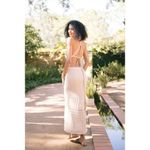 Significant Other Abby Knit Dress in Biscuit 4 Womens Bodycon Midi Cocktail Brown Photo 8