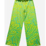 Trina Turk NWOT  TRELLIS COVER UP SWIM PANTS, BLUE/GREEN MULTI Photo 1