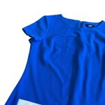 Tommy Hilfiger  Faux Pocket Blue Sheath Dress Short Sleeve Size 12 Women's NWT Photo 3