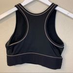 Ivy Park  High Neck Racerback Fishnet Jacquard Texture Logo Band Sports Bra S Photo 4