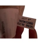 American Eagle  Woven Straw Circle Tote Bag Natural Yellow Boho Beach Summer LG Photo 8