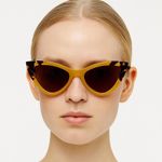 Pared piccolo and grande sharp cat eye Sunglasses Yellow Photo 0