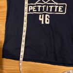 Navy Blue Yankees Pettitte 46 V‎ Neck T Shirt Women's Medium Cotton Size undefined Photo 3