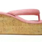 Veronica Beard Gabby geno cork Platform Wedge Thong Sandal (Women) size 10M Photo 0
